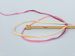 Natural Cotton Color 3mm Orange, Yellow, Pink