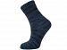 Hand Dyed Sock Merino Blue Shades, Camel