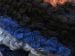 Boucle Wool Magic Black, Blue Shades, Salmon